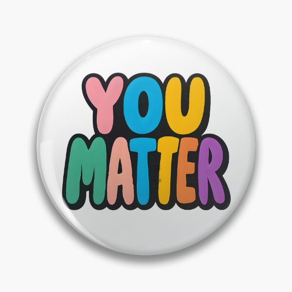 Item preview, You Matter – Vibrant Pride Typography designed and sold by Haus Of Sin.