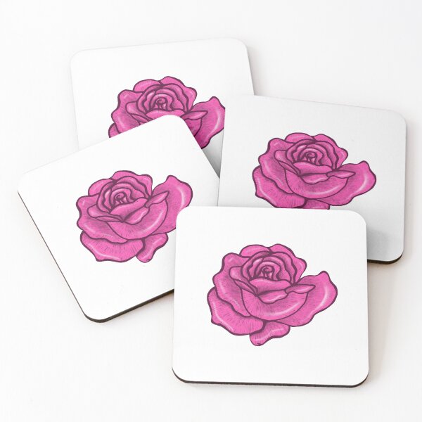 Item preview, romantic pink rose blooming designed and sold by pinkyfish1010.