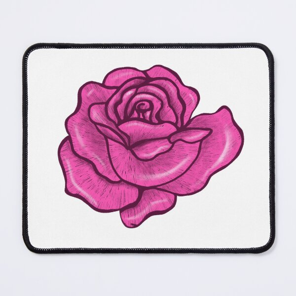 Item preview, romantic pink rose blooming designed and sold by pinkyfish1010.