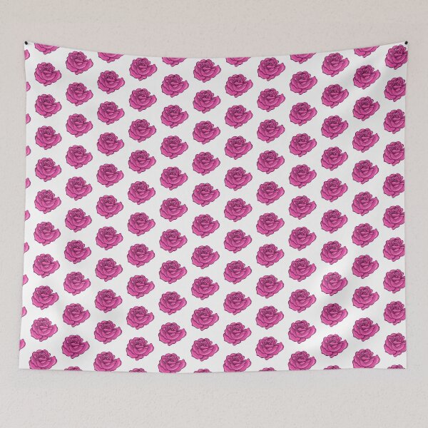Item preview, romantic pink rose blooming designed and sold by pinkyfish1010.