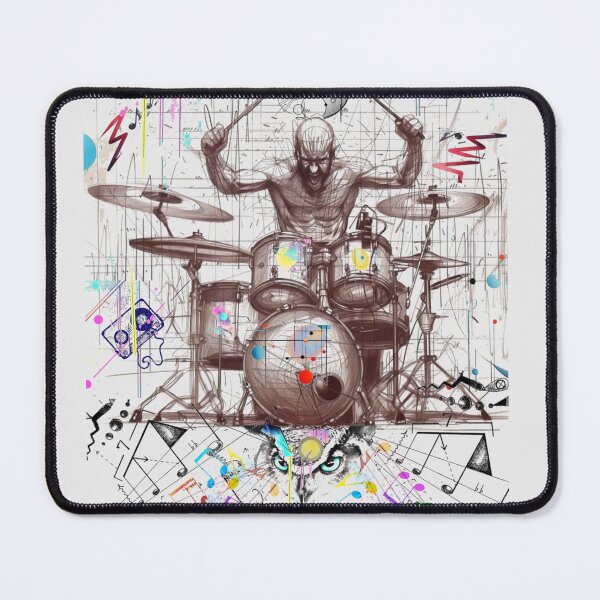 Item preview, Mad Drummer Eyes Owl designed and sold by Rosa1977.