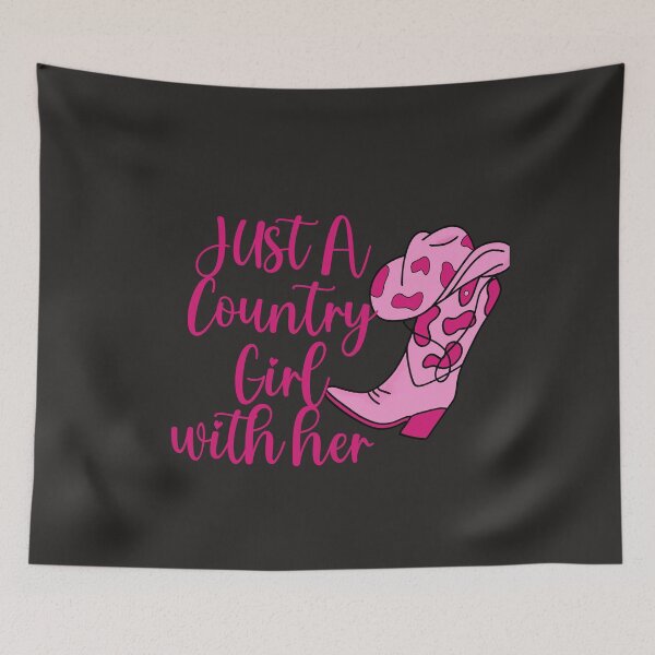Item preview, Just A Country Girl With Her Cowboy Boots and Hat Tshirts  designed and sold by Shevonda Thomas.