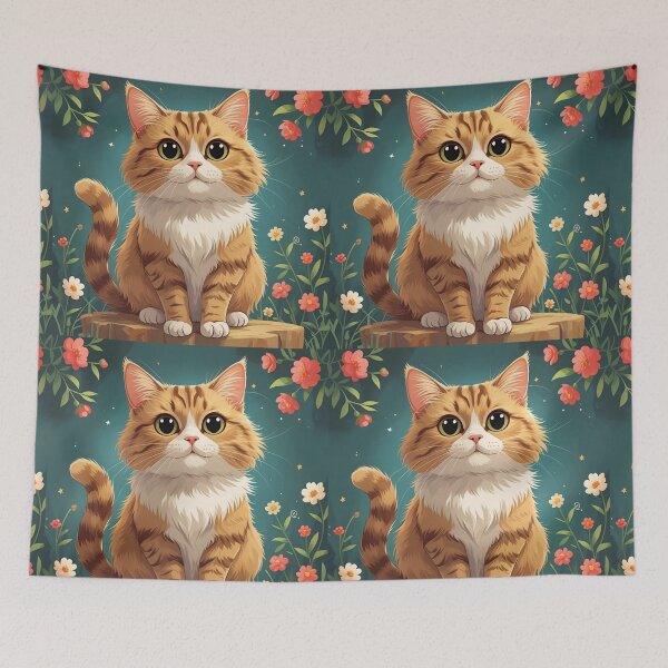 Item preview, orange cat designed and sold by SIRI722..