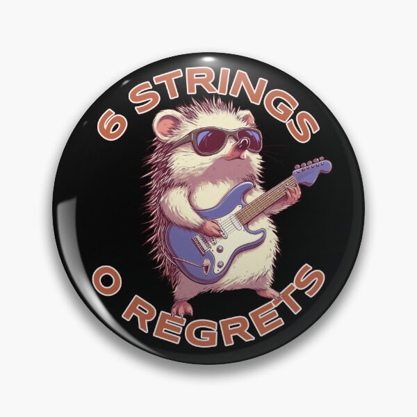 Item preview, 6 Strings 0 Regrets (Guitar lover) designed and sold by Danny's Tees.