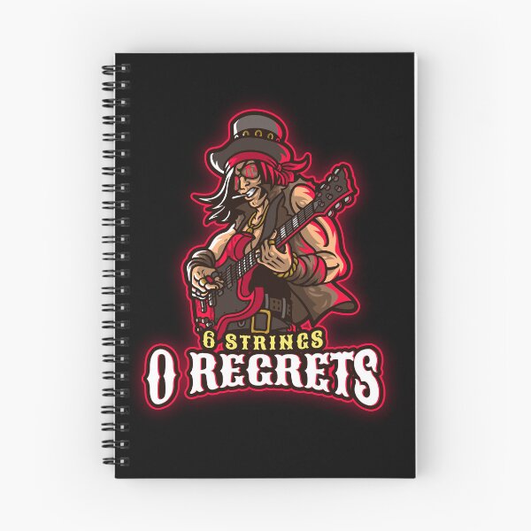 Item preview, 6 Strings 0 Regrets (Guitar lover) designed and sold by Danny's Tees.