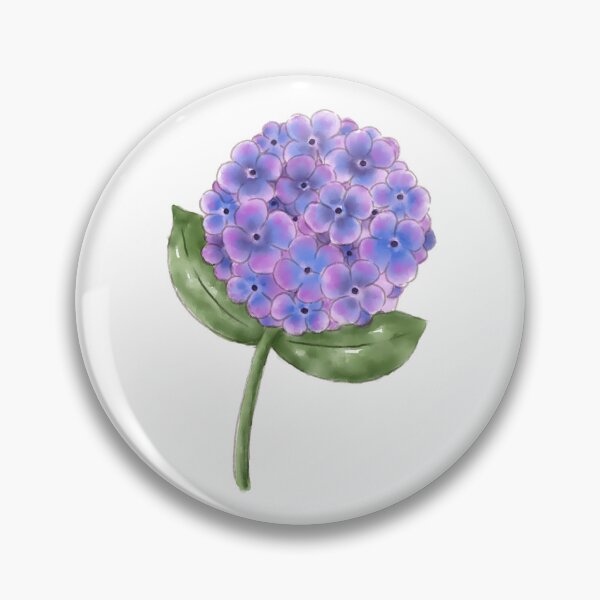 Item preview, Purple-Blue Hydrangea Watercolor designed and sold by SoothiArt.