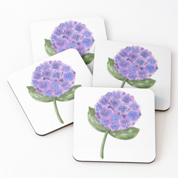 Item preview, Purple-Blue Hydrangea Watercolor designed and sold by SoothiArt.