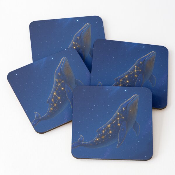 Item preview, Starry Whale in Cosmic Ocean designed and sold by Sangsang Compass.