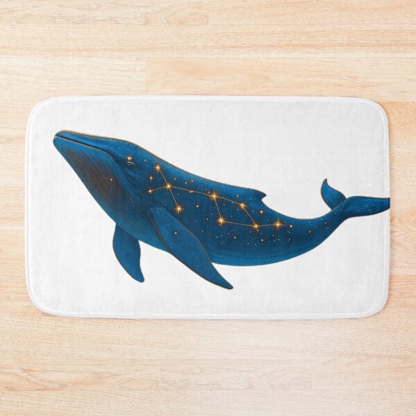 Item preview, Starry Whale in Cosmic Ocean designed and sold by Sangsang Compass.