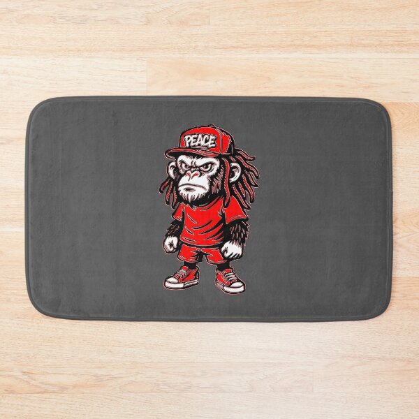 Item preview, Peace Monkey Street Attitude Art and Hat designed and sold by 4rpixs.