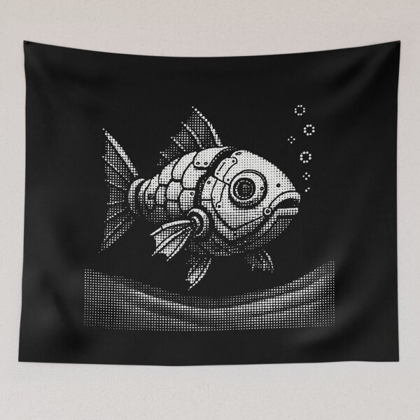 Item preview, Retro Robotic Fish designed and sold by zoecreatiwe.