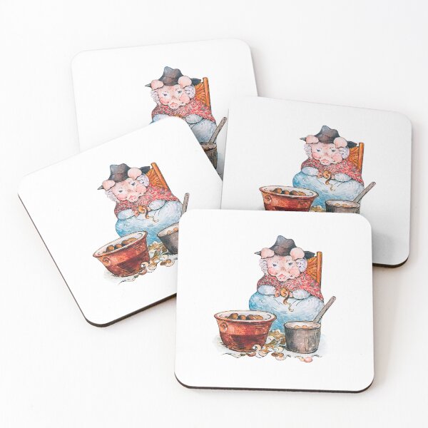 Item preview, Pig Peeling Potatoes (Beatrix Potter) designed and sold by RewindRelicsLI.