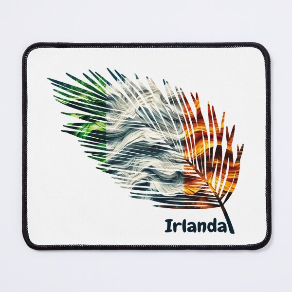 Item preview, Abstract Flag of Ireland – Feather Design designed and sold by ArteJorge48.