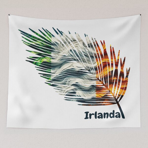 Item preview, Abstract Flag of Ireland – Feather Design designed and sold by ArteJorge48.