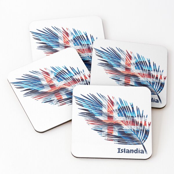 Item preview, Abstract Flag of Iceland – Feather Design designed and sold by ArteJorge48.