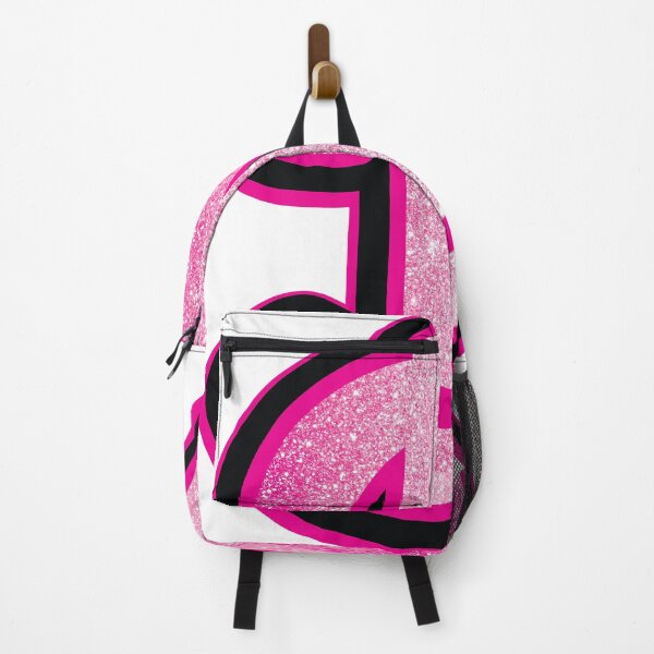Item preview, Glitter Pink D Initial Sticker designed and sold by LazyCreativeCo.
