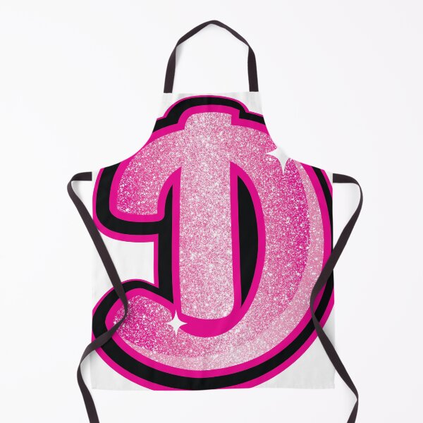 Item preview, Glitter Pink D Initial Sticker designed and sold by LazyCreativeCo.