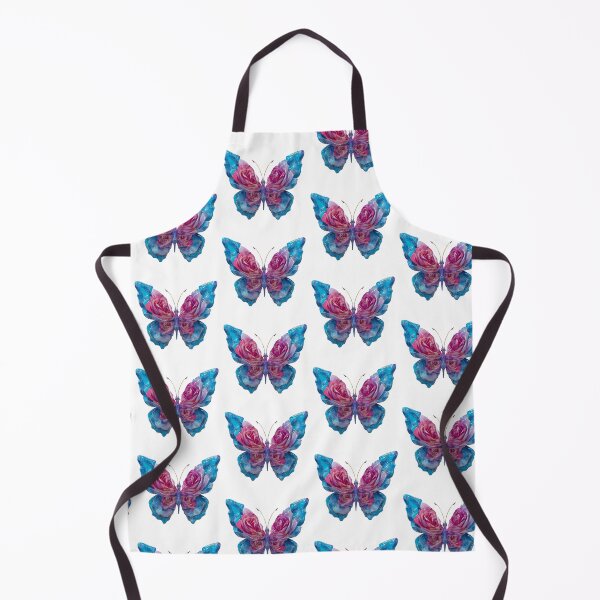 Item preview, Magical Blue Butterfly with Flower Petal Wings designed and sold by Anastasiia Yurevych.