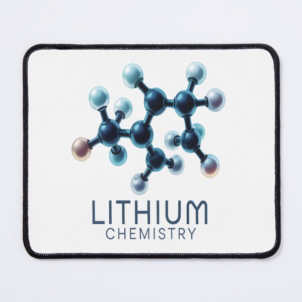 Item preview, Lithium Chemistry Molecule Structure Sticker designed and sold by stylishsketcher.