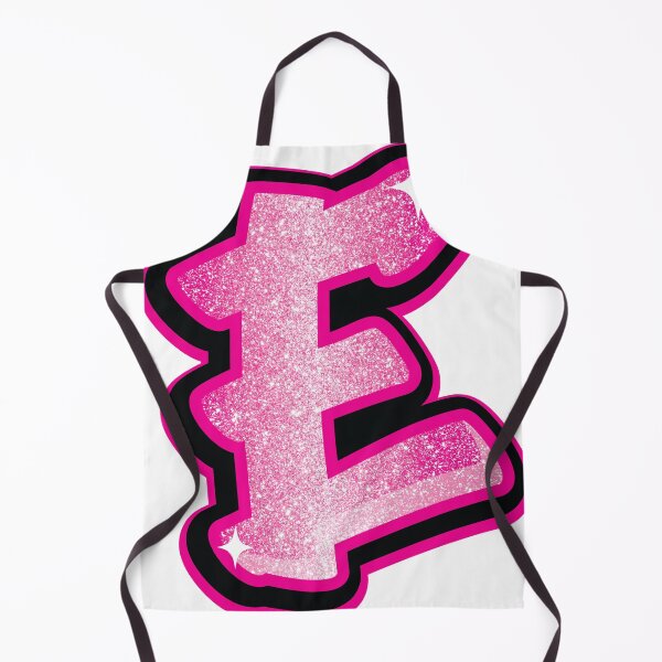 Item preview, Glitter Pink E Initial Sticker designed and sold by LazyCreativeCo.