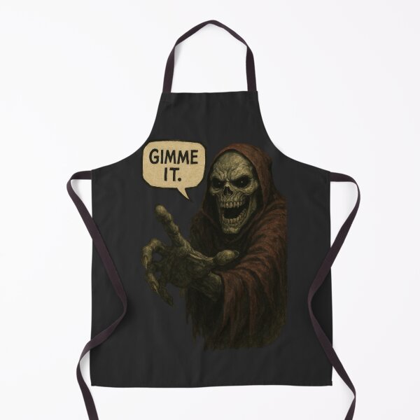 Item preview, Grim Reaper “Gimme It” Illustration designed and sold by Jomfy-Comfy.