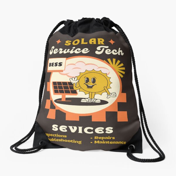 Item preview, Solar Technician Retro Services designed and sold by VoltJunkies.