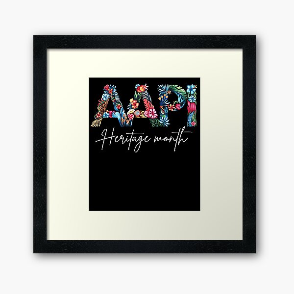 Aperçu de l'œuvre Mois du patrimoine AAPI Design floral élégant pour les filles créée et vendue par NUMAcreations.
