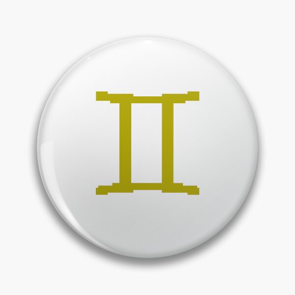 Item preview, yellow gemini sign designed and sold by majormedley.