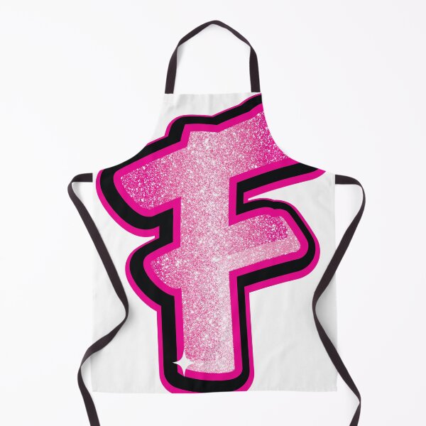 Item preview, Glitter Pink F Initial Sticker designed and sold by LazyCreativeCo.