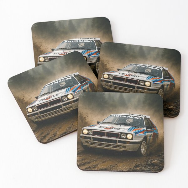 Item preview, Legendary Rally Car Racing Through Muddy Forest Rally Stage designed and sold by RevUpDesign.