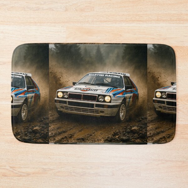 Item preview, Legendary Rally Car Racing Through Muddy Forest Rally Stage designed and sold by RevUpDesign.