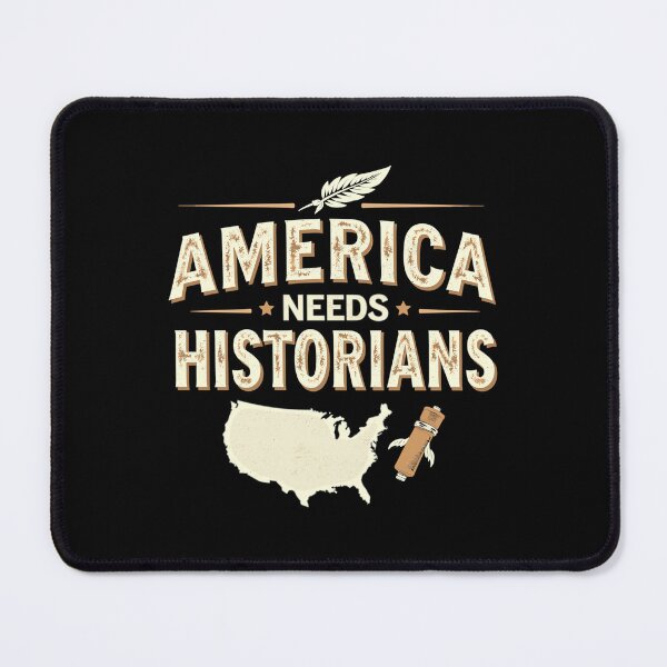 Item preview, "America Needs Historians - Vintage Patriotic History Teacher  designed and sold by Artist's Fingerprint.