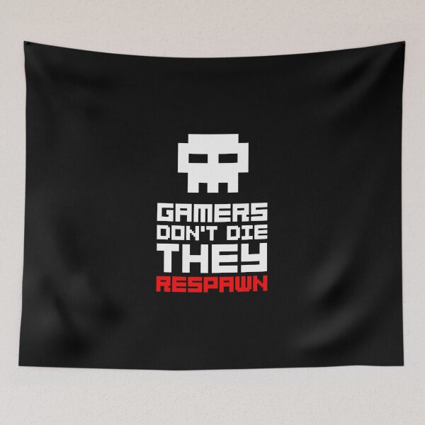 Item preview, Pixel Skull Gamers Don't Die designed and sold by dupabyte.