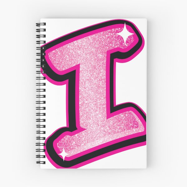 Item preview, Glitter Pink I Initial Sticker designed and sold by LazyCreativeCo.