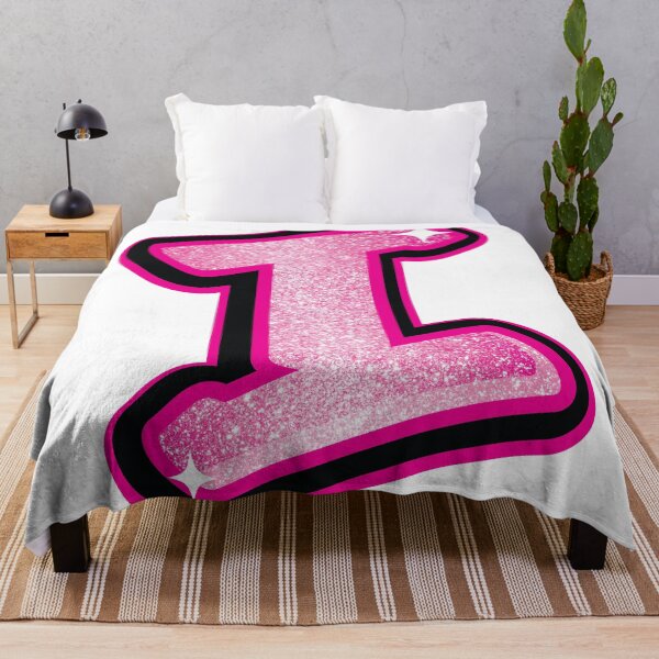 Item preview, Glitter Pink I Initial Sticker designed and sold by LazyCreativeCo.