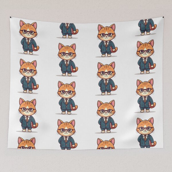 Item preview, Cat teacher designed and sold by PrintLabStudio.