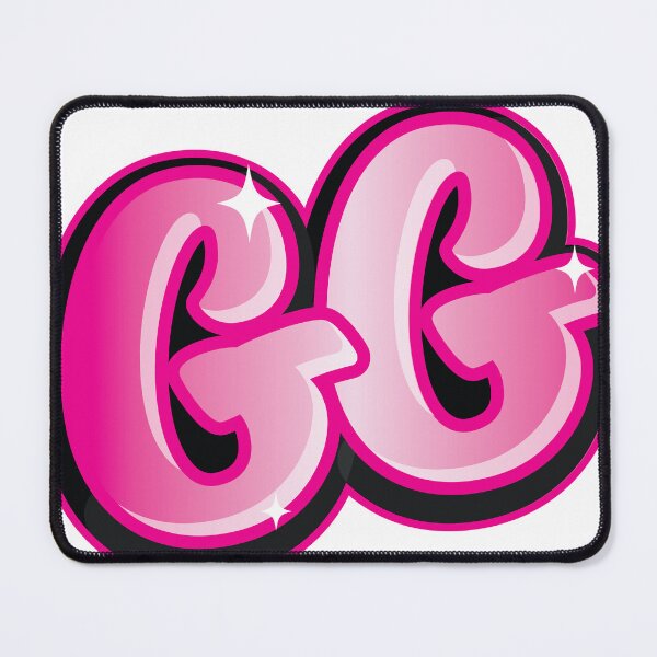 Item preview, Gamer GG's Pink Sticker designed and sold by LazyCreativeCo.