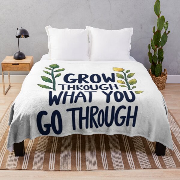 Item preview, Grow through cartoon design designed and sold by Motivated Sensei.