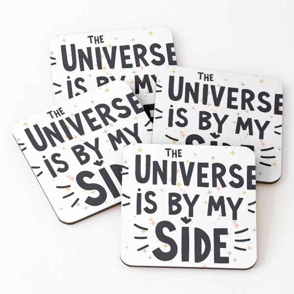 Item preview, The Universe Is by My Side | Spiritual Cosmic Affirmation Quote Design designed and sold by Cosmic Enigma.