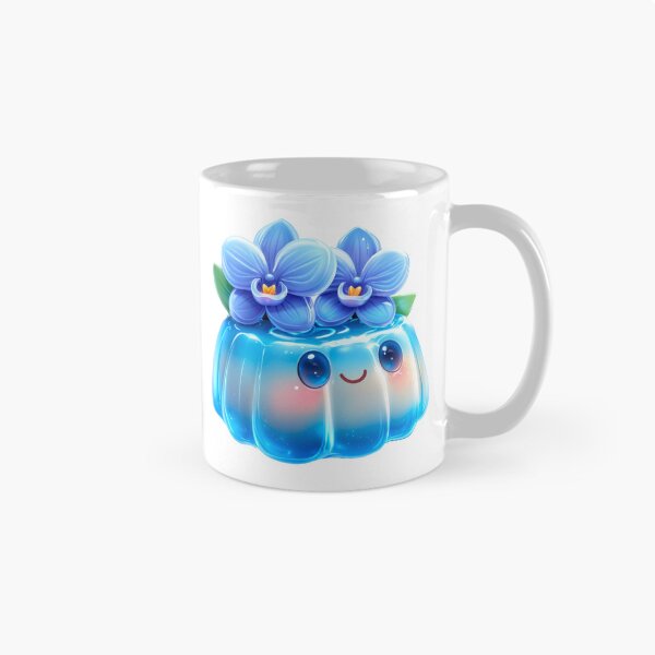 Item preview, Floral Jelly Dessert with  Orchids in Glossy Style designed and sold by Anastasiia Yurevych.