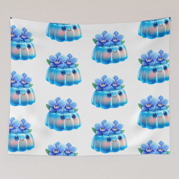 Item preview, Floral Jelly Dessert with  Orchids in Glossy Style designed and sold by Anastasiia Yurevych.