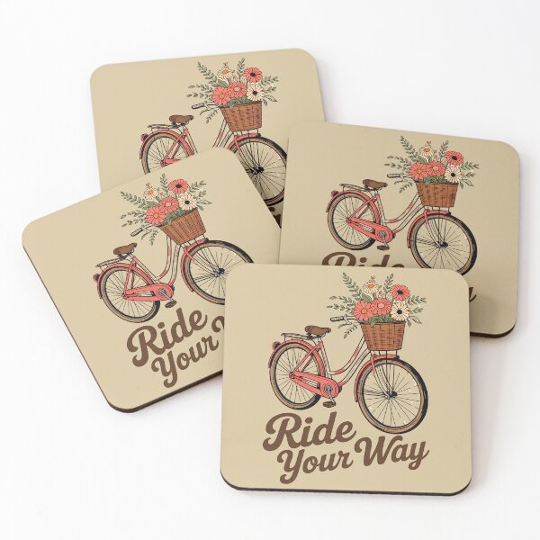 Item preview, Ride Your Way Vintage Bike Art Print designed and sold by pnidesign.