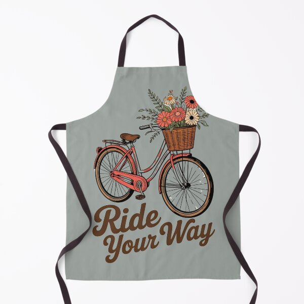 Item preview, Ride Your Way Vintage Bike Art Print designed and sold by pnidesign.