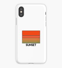 Sunset Square Geometric iPhone Case