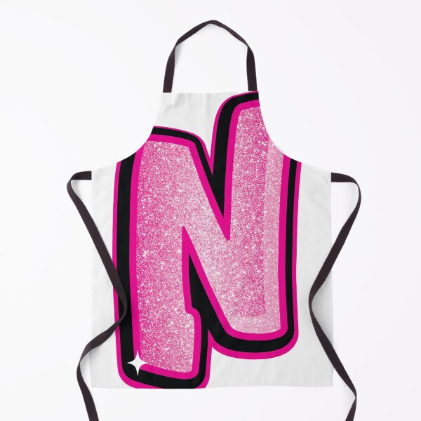Item preview, Glitter Pink N Initial Sticker designed and sold by LazyCreativeCo.