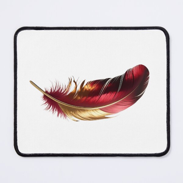 Item preview, Garnet and Gold Feather designed and sold by bnosovitsky.