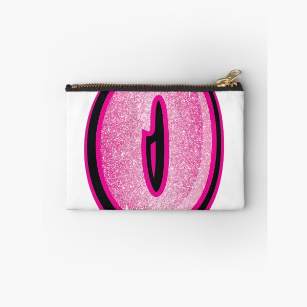 Item preview, Glitter Pink O Initial Sticker designed and sold by LazyCreativeCo.
