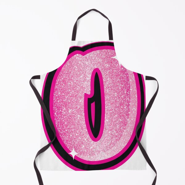 Item preview, Glitter Pink O Initial Sticker designed and sold by LazyCreativeCo.