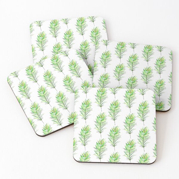 Item preview, Watercolour palm leafs designed and sold by loopofhappynes.