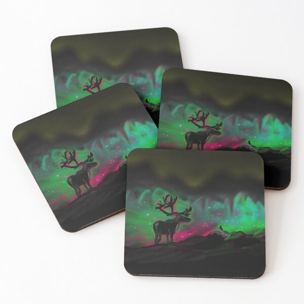 Item preview, Northern lights and a reindeer designed and sold by KrissiNotPissi.